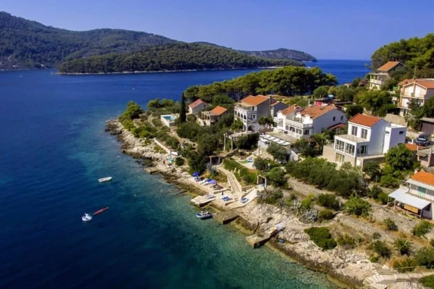 Tengerparti ház Korčula szigetén