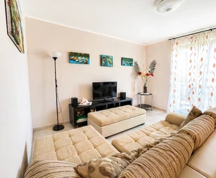 Malinska - dvojizbový apartmán s výhľadom na more