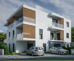 Vodice - N2, Apartmán A2 v přízemí s dvorem, 800 m od pláže