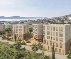 Trogir, Seget Donji, appartamento con due camere da letto al secondo piano con superficie utile netta di 90 m², S4, C