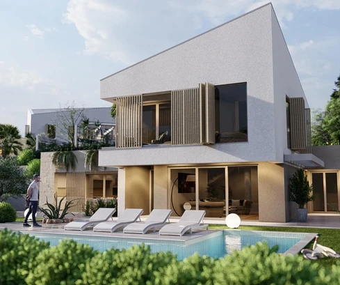 Luxusní vila na prodej v Malinské nedaleko moře v Chorvatsku