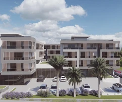 Split, Podstrana | Zweizimmerwohnung im zweiten Stock mit Garagenstellplatz