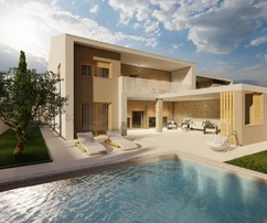 Nowoczesna willa z basenem na sprzedaż w Vodnjanie w Chorwacji