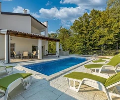Tinjan - Moderna casa bifamiliare con piscina in vendita