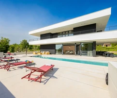 Istria, Grožnjan: Luxusná vila s bazénom