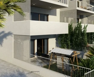 Ciovo, Slatine, appartamento con 2 camere da letto, 61 m2, 2° piano, a soli 70 m dal mare, piscina