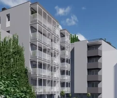 Split, Žnjan, attico di 114 m2 al quinto piano di un edificio nuovo, vista mare