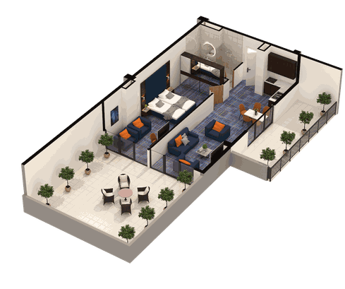 Investment Apartment 334 - GINO Seaside Tbilisi (117,48 mq)