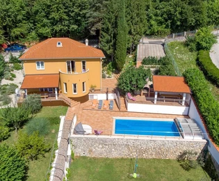 Piękna willa z basenem i widokiem na morze, Istria, Opatija