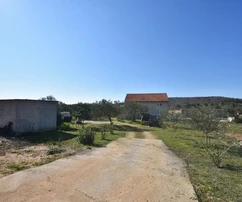 Vodice – Mezőgazdasági terület házzal, olajfaligettel és melléképületekkel