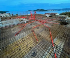 Rogoznica, Ražanj, 2pokojový byt 68 m2 se zahradou, parkováním a výhledem na moře