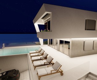 Splendida villa con vista sul mare in vendita vicino a Spalato