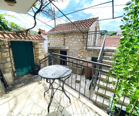 Charming Brac Village Stone Houses with Courtyard