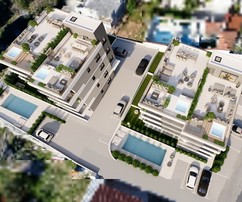 Luxus penthouse Čiovón tágas terasszal és lenyűgöző tengeri panorámával