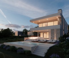 Elegáns villa Primoštenben lenyűgöző panorámás tengeri kilátással