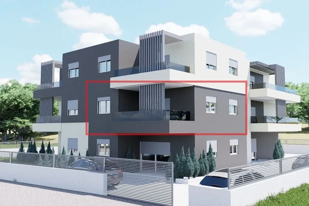 Vodice-Srima, kétszobás lakás S3, 71,54 m², 1. emelet, új építésű