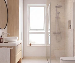 Rogoznica, moderno appartamento con due camere da letto, giardino e vista mare