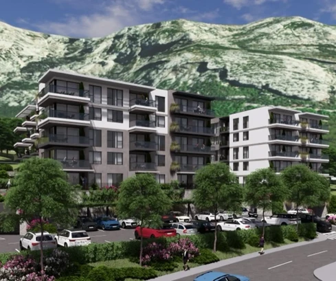 Makarska, nouvel appartement de deux chambres avec vue sur la mer et jardin