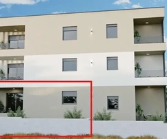 Šibenik - két hálószobás lakás kerttel