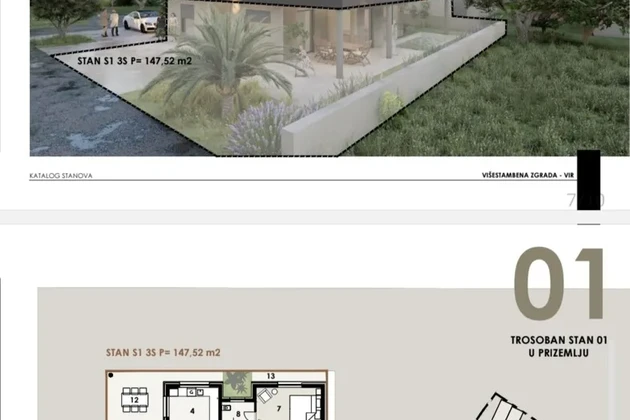 Apartamento en construcción Planta baja con piscina