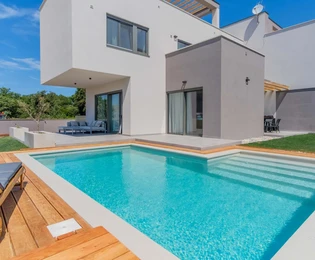 Moderna villa bifamiliare in vendita a Ližnjan di nuova costruzione in Croazia