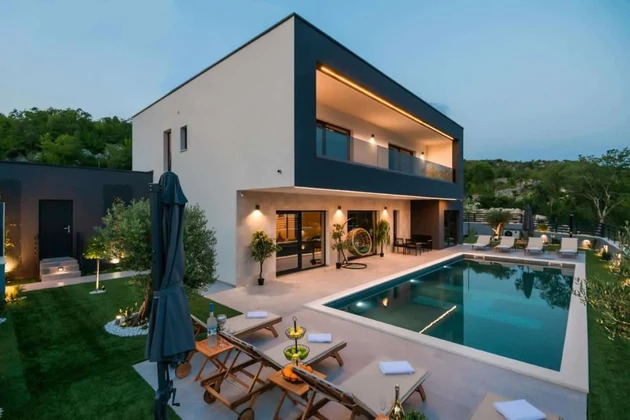 Modern otthon Makarska közelében