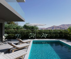 Villa frente al mar en Murter: lujo moderno con privacidad