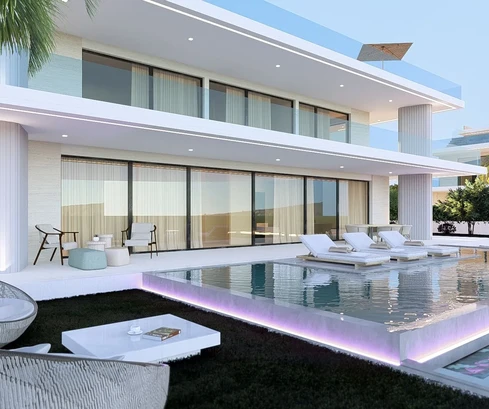 Villa de lujo con vista panorámica a Sukošan y las islas