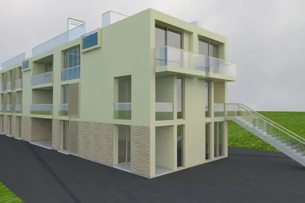 Baugrundstück mit Genehmigung - 50 m vom Meer entfernt - 7 Apartments