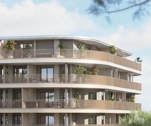 Istria, Umag, designerskie mieszkanie dwupokojowe z imponującym tarasem panoramicznym