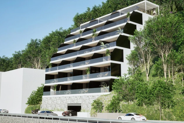 Penthouse na sprzedaż z widokiem na morze w Dugi Rat w Chorwacji