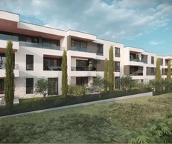 Pula, Kaštanjer, modern penthouse új építésű házban, 2. emelet, 117,30 m², kiváló elhelyezkedés