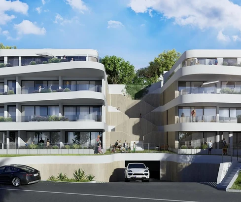 Opatijában luxus két szobás lakás eladó Horvátországban