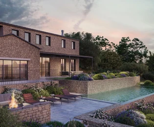 Villa avec vue panoramique à vendre à Brtonigla en Croatie