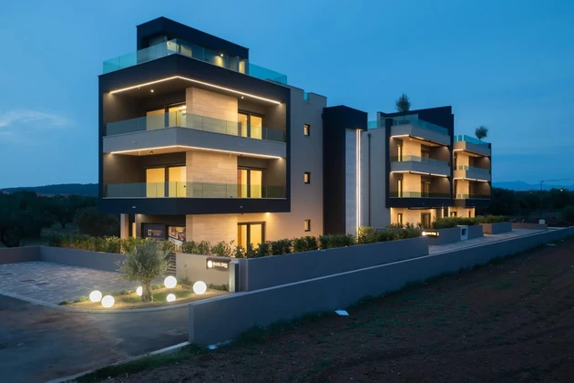 Wohnung B2, 2 Schlafzimmer, Sukošan, 77,23 m², 500 m vom Meer, Neubau + 2 Parkplätze