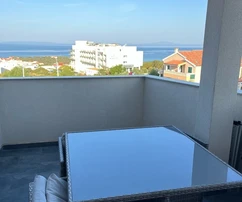 Appartement moderne (3 pièces), 56,09 m², Novalja, terrasse, vue sur la mer
