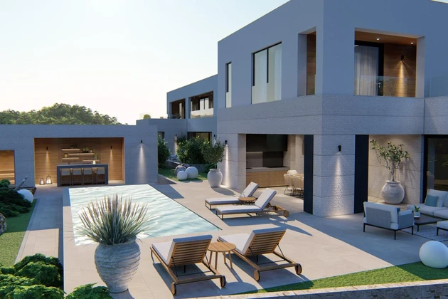 Primošten, piękna willa z basenem i widokiem na morze, 289,5 m²