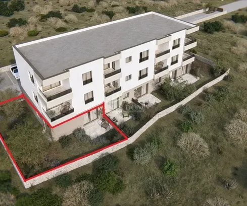 Vodice - PP1, két hálószoba, földszint kerttel