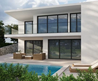 NOUVELLE VILLA MITOYENNE AVEC PISCINE ET VUE SUR MER, À 200 M DE LA PLAGE !