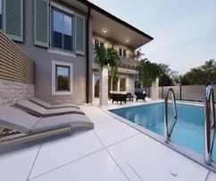 NUOVA VILLETTA BIFAMILIARE CON PISCINA E GIARDINO, IN ZONA TRANQUILLA!