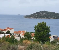 Rogoznica, Ljoljinica, terrain constructible 1766 m2, à 120 m de la mer, vue