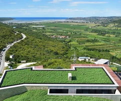 Istria, Kaštel: Terreno edificabile con permesso e vista mare