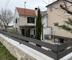 Istria, Sveti Petar u Šumi: Casa de piedra con patio