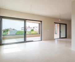 Vodice, luksuzni penthouse s tri spavaće sobe, 157,59 m², panoramski pogled na more i prostrane terase