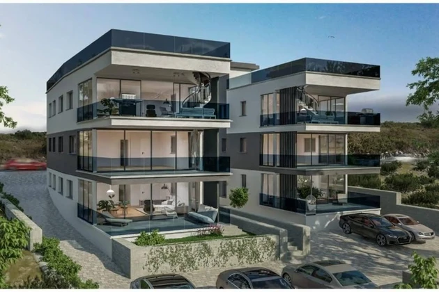 Penthouse apartment for sale in a modern building in Zadar in Croatia
