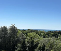 Istrien, Umag - modernes Reihenhaus mit Meerblick, Dachterrasse, 600 m vom Strand entfernt