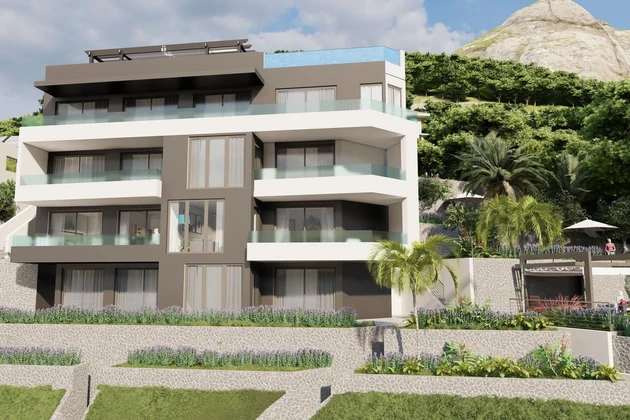 Appartement de deux chambres à vendre en bord de mer à Gradac en Croatie