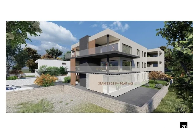 Ground floor apartment with garden, near the sea and beach S3