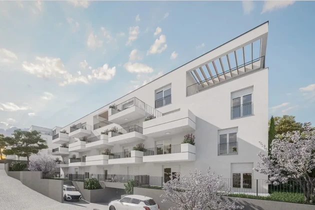 Čiovo, okres G, 2-izbový byt 90m2, výhľad na more, garáž, novostavba.