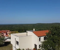 VILLA MODERNA CON DUE APPARTAMENTI, VISTA MARE PANORAMICA, POREČ, OPPORTUNITÀ DI INVESTIMENTO